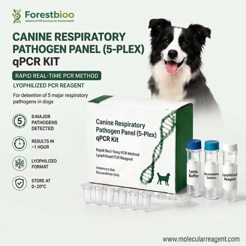 Canine Respiratory Pathogen Panel (5-Plex) qPCR Kit