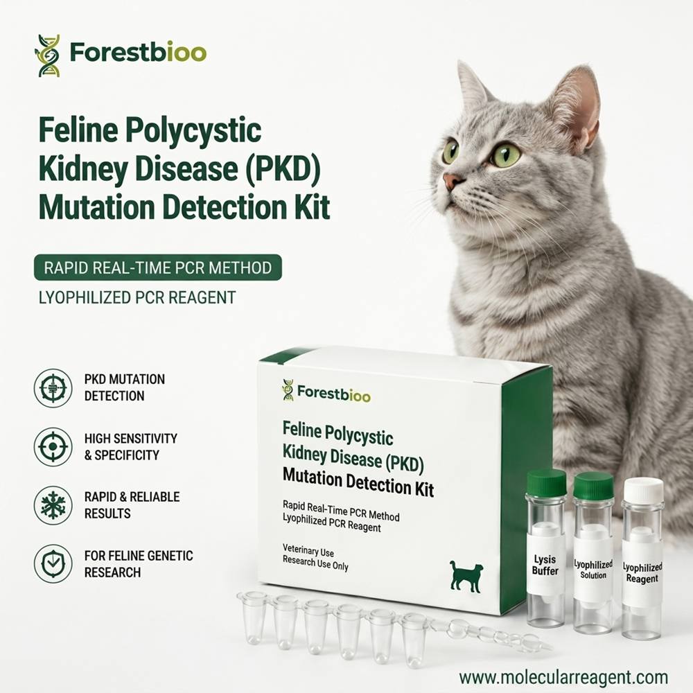Feline Polycystic Kidney Disease (PKD) PCR Kit | Cat Genetic Testing Kit