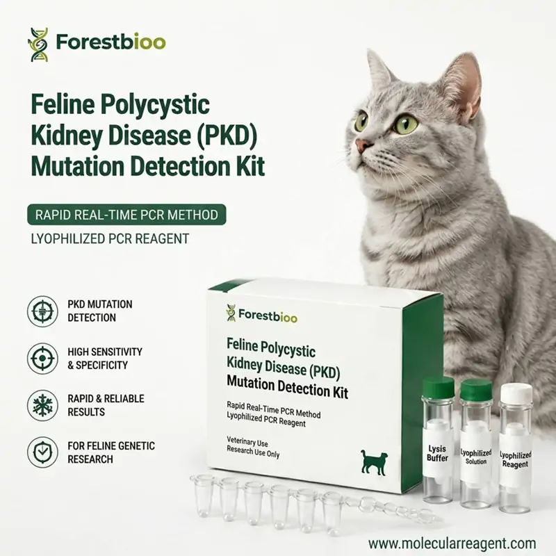 Feline Polycystic Kidney Disease (PKD) PCR Kit | Cat Genetic Testing Kit