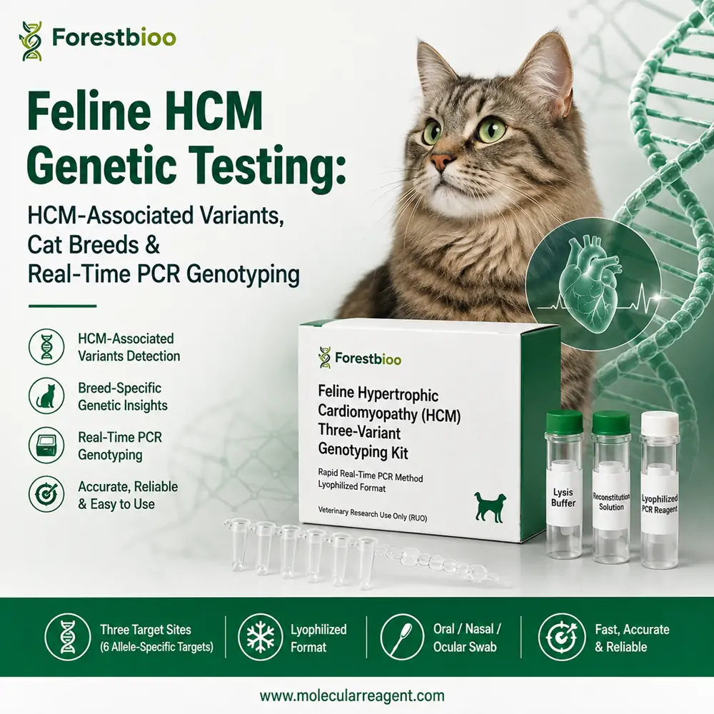 Feline HCM Genetic Testing: HCM-Associated Variants, Cat Breeds & Real-Time PCR Genotyping