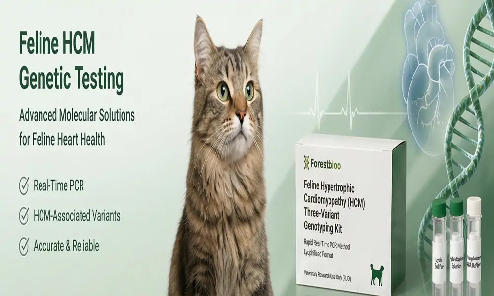 Feline HCM genetic testing for HCM-associated variants and Real-Time PCR genotyping