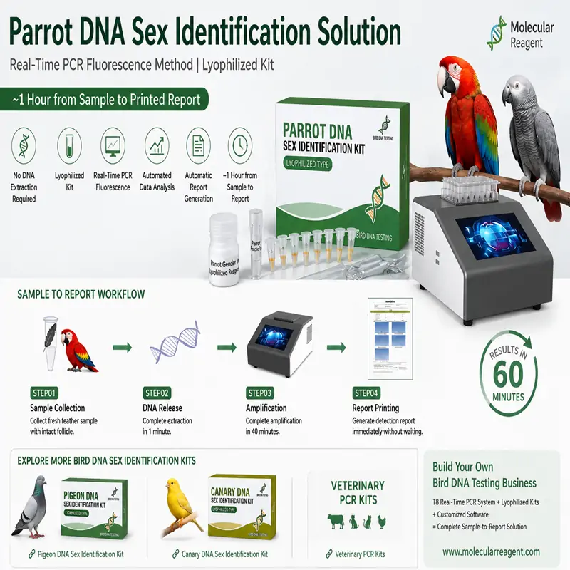 Parrot DNA Sex Identification Real-Time PCR Solution Parrot DNA Sex Identification Real-Time PCR Solution
