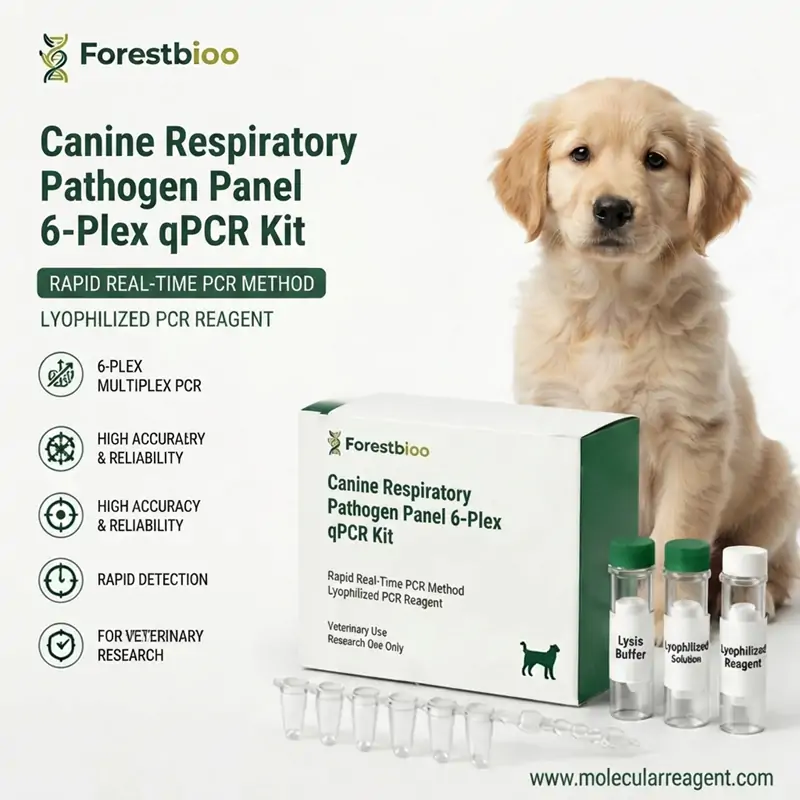 Canine Respiratory Pathogen Panel (6-Plex) qPCR Kit 