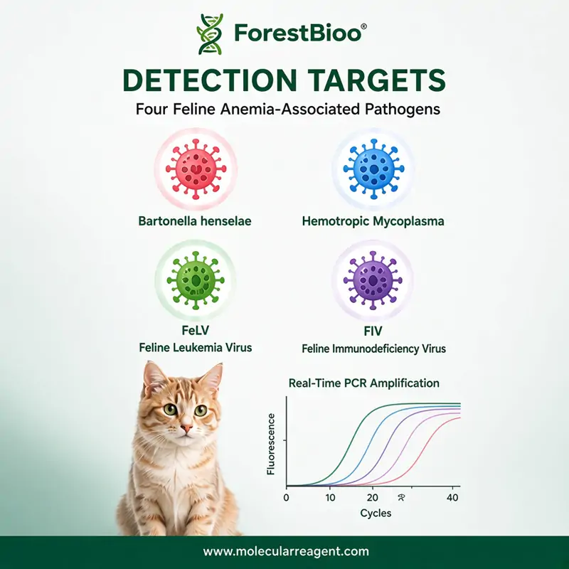 Feline Anemia Pathogen Panel (4-Plex) qPCR Kit Feline Anemia Pathogen Panel (4-Plex) qPCR Kit